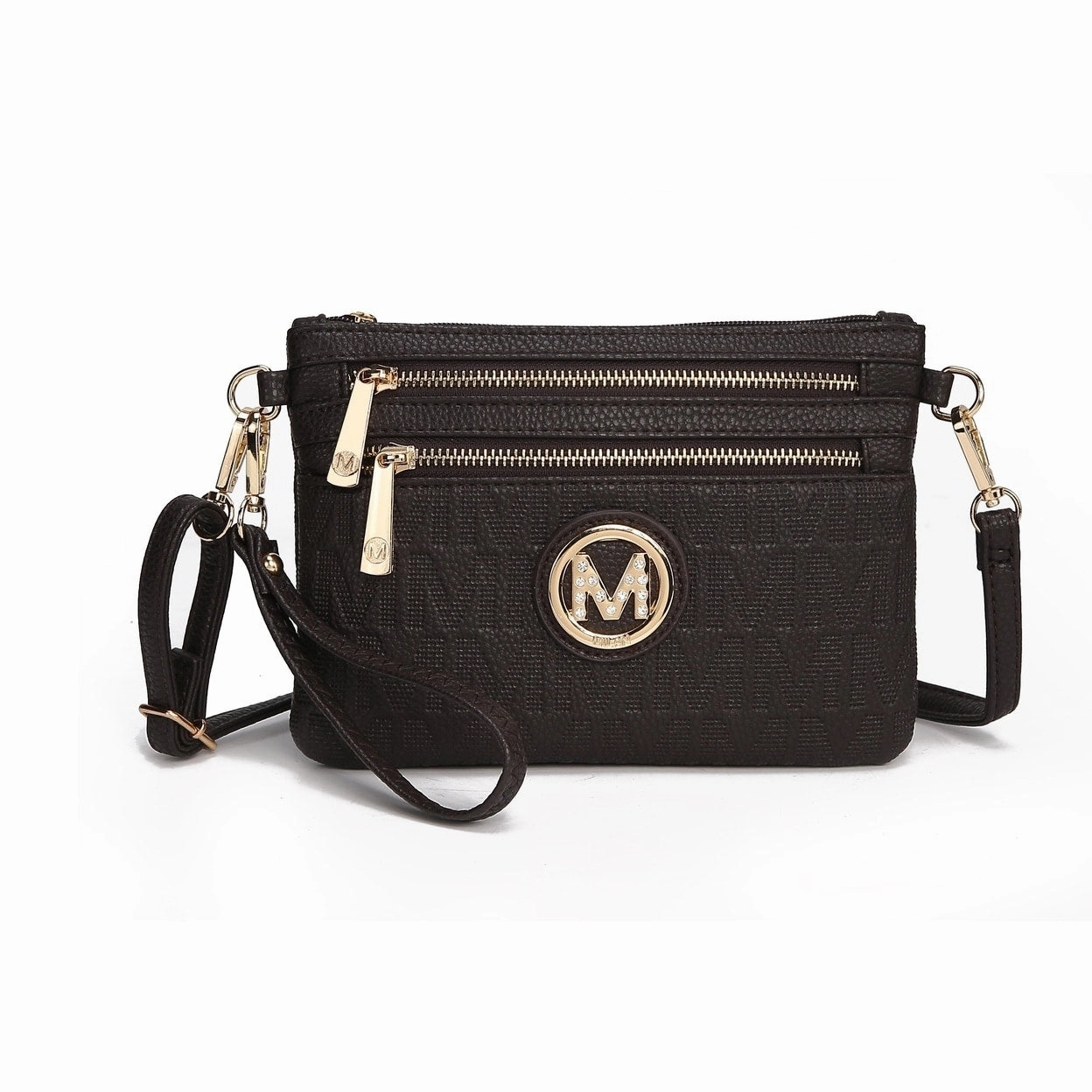 Mkfcollection Roonie Signature Phone Crossbody Bag Vegan Leather Designer