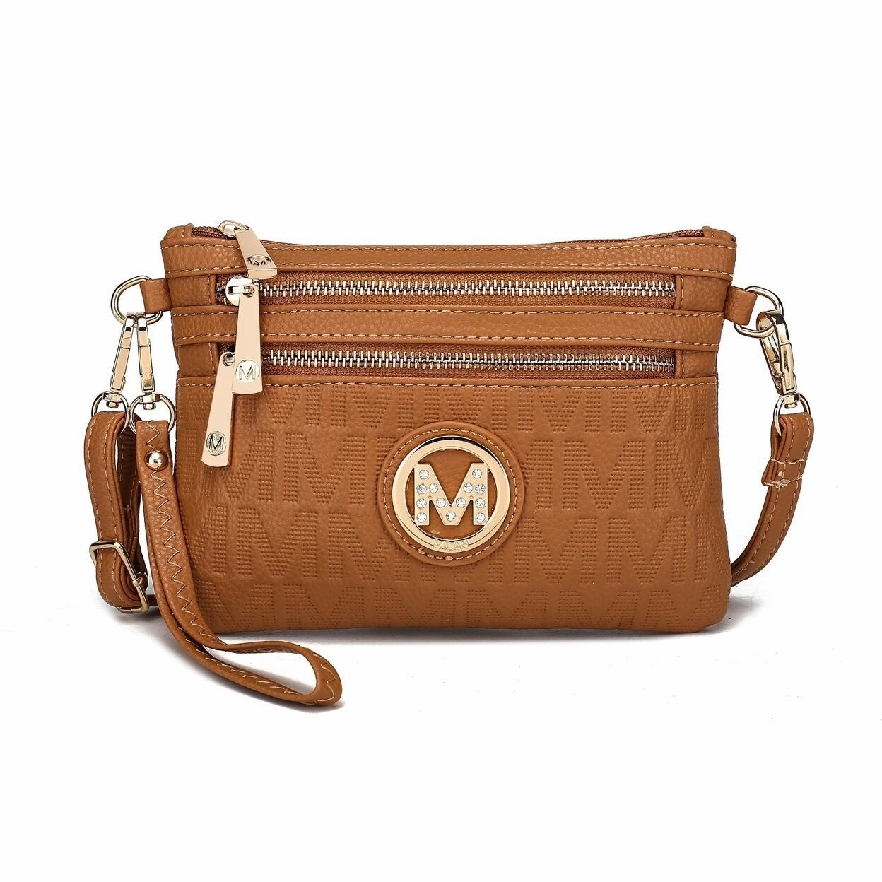 Mkfcollection Roonie Signature Phone Crossbody Bag Vegan Leather Designer
