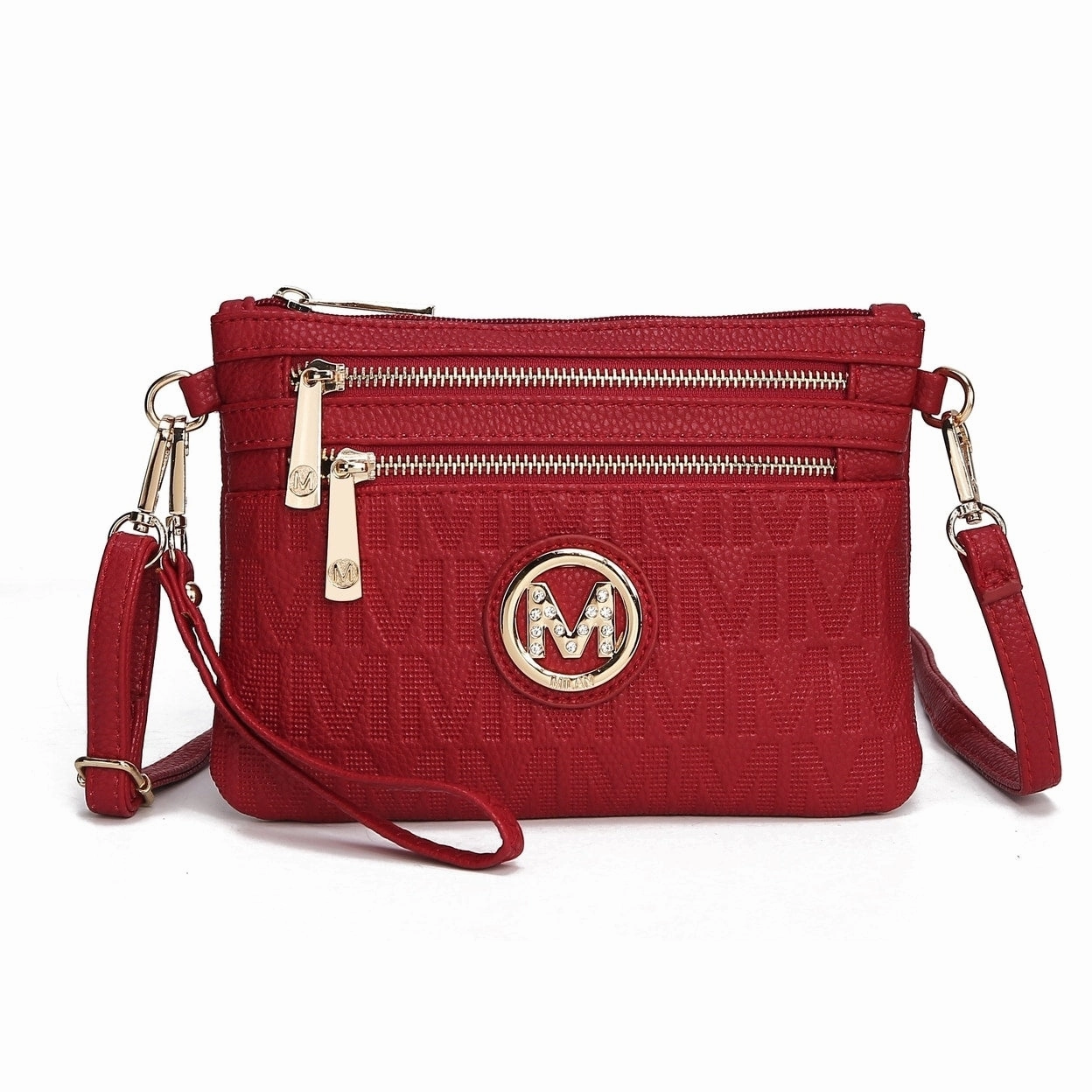 Mkfcollection Roonie Signature Phone Crossbody Bag Vegan Leather Designer