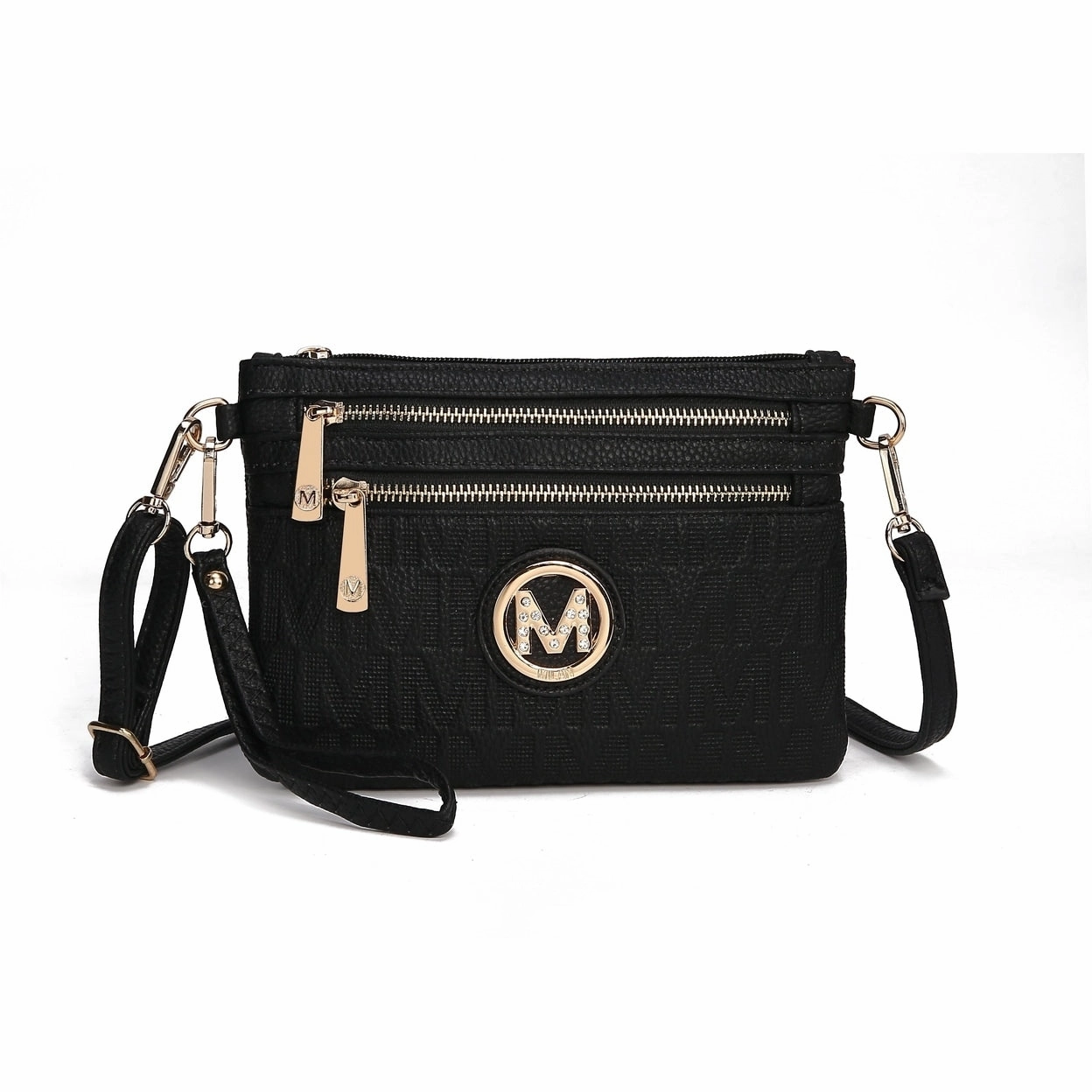 Mkfcollection Roonie Signature Phone Crossbody Bag Vegan Leather Designer