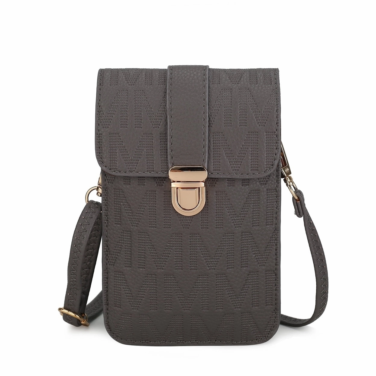 Mkfcollection Ulla Phonecrossbody Bag Vegan Leather Designer Handbag