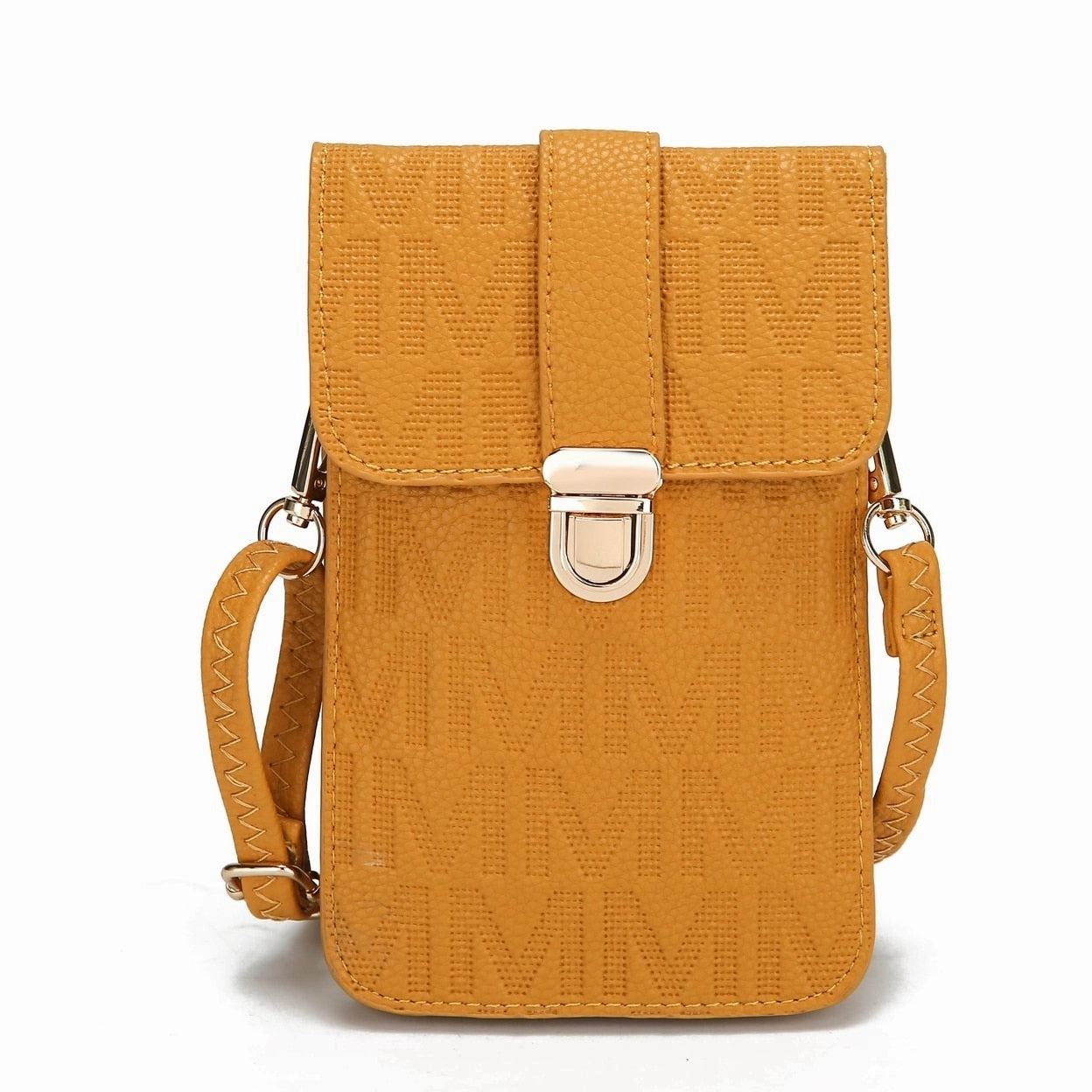 Mkfcollection Ulla Phonecrossbody Bag Vegan Leather Designer Handbag