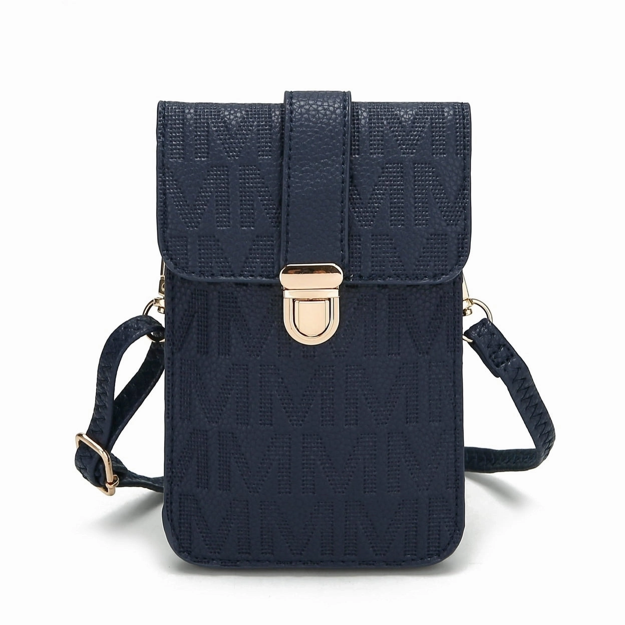 Mkfcollection Ulla Phonecrossbody Bag Vegan Leather Designer Handbag