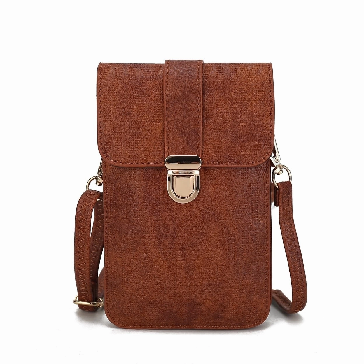 Mkfcollection Ulla Phonecrossbody Bag Vegan Leather Designer Handbag