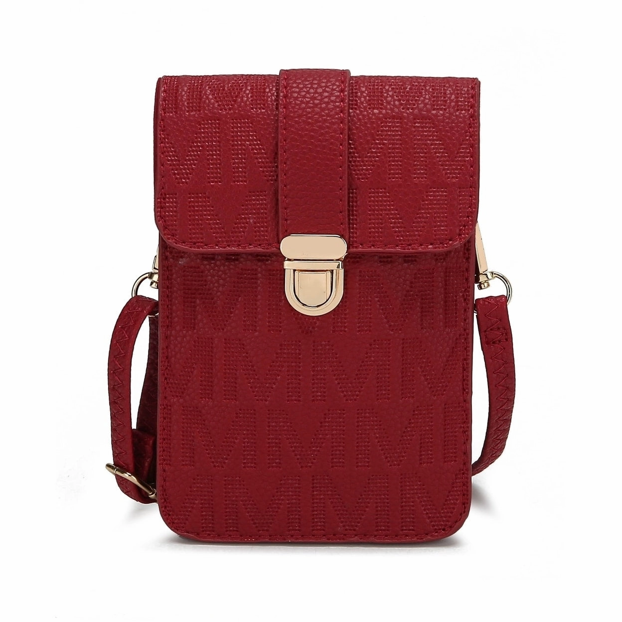 Mkfcollection Ulla Phonecrossbody Bag Vegan Leather Designer Handbag