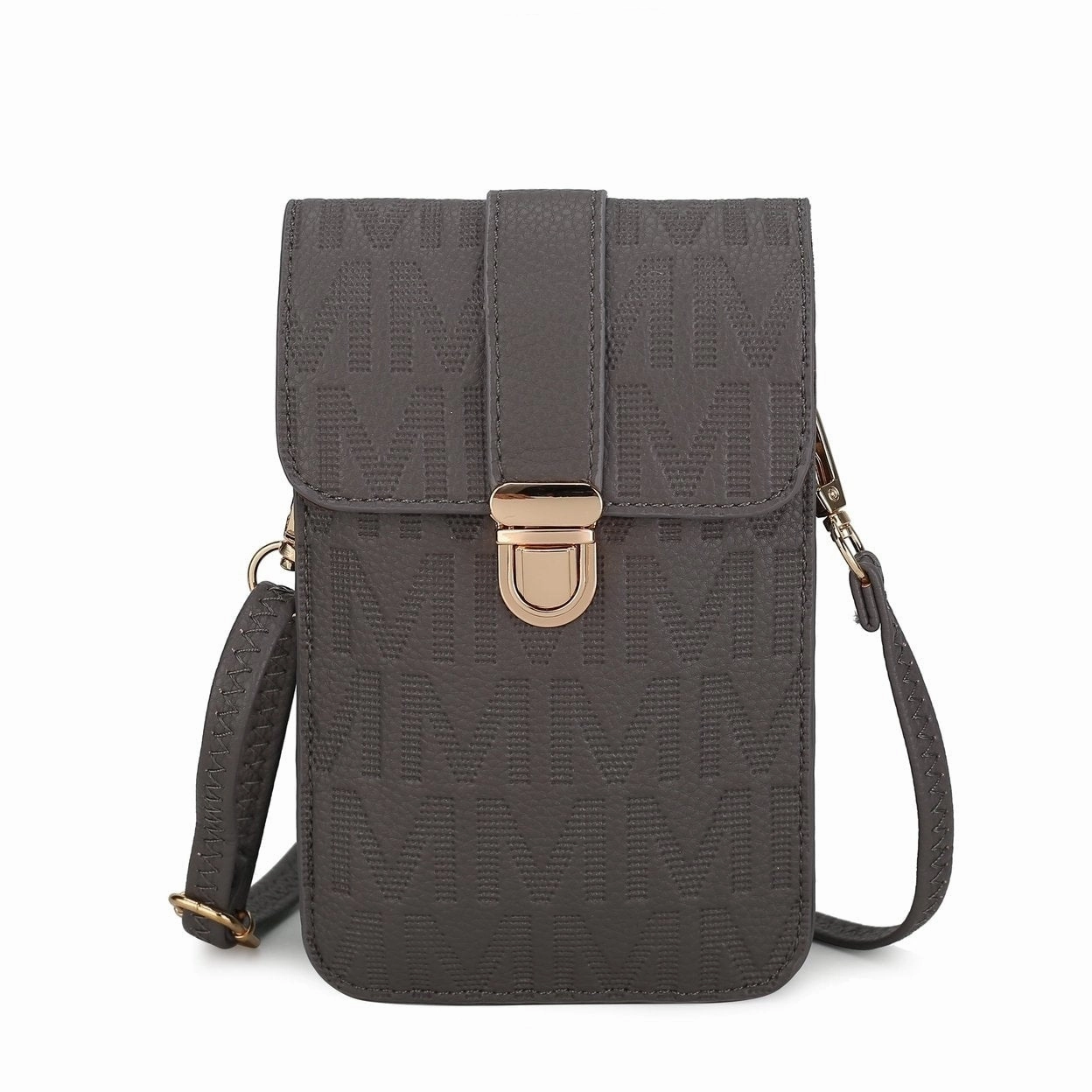 Mkfcollection Ulla Phonecrossbody Bag Vegan Leather Designer Handbag