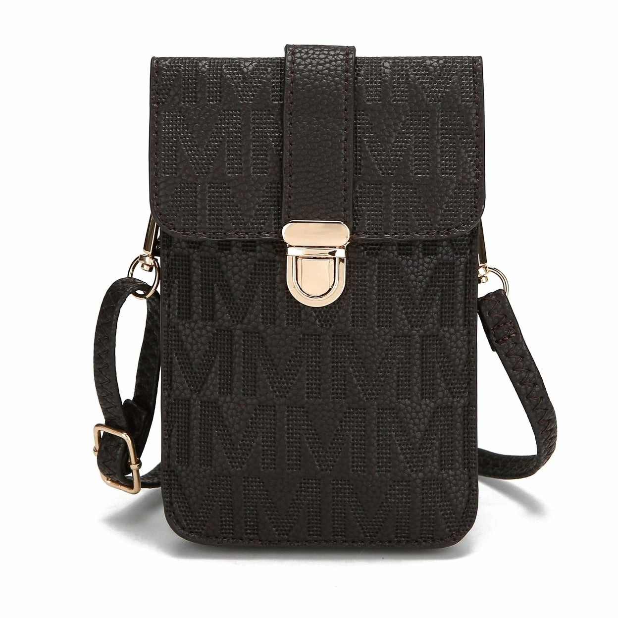Mkfcollection Ulla Phonecrossbody Bag Vegan Leather Designer Handbag
