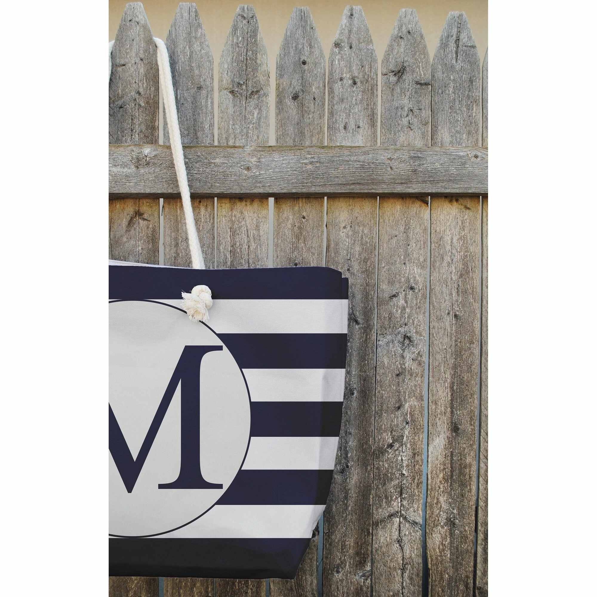 MONO NAVY STRIPED M Weekender Tote Bag By Kavka Designs