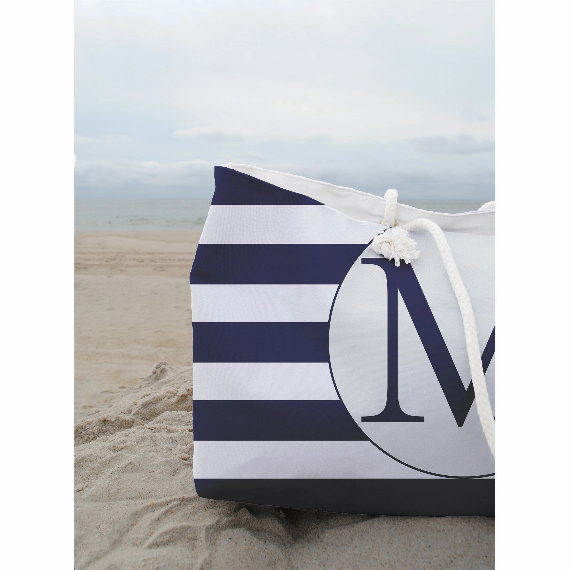 MONO NAVY STRIPED M Weekender Tote Bag By Kavka Designs