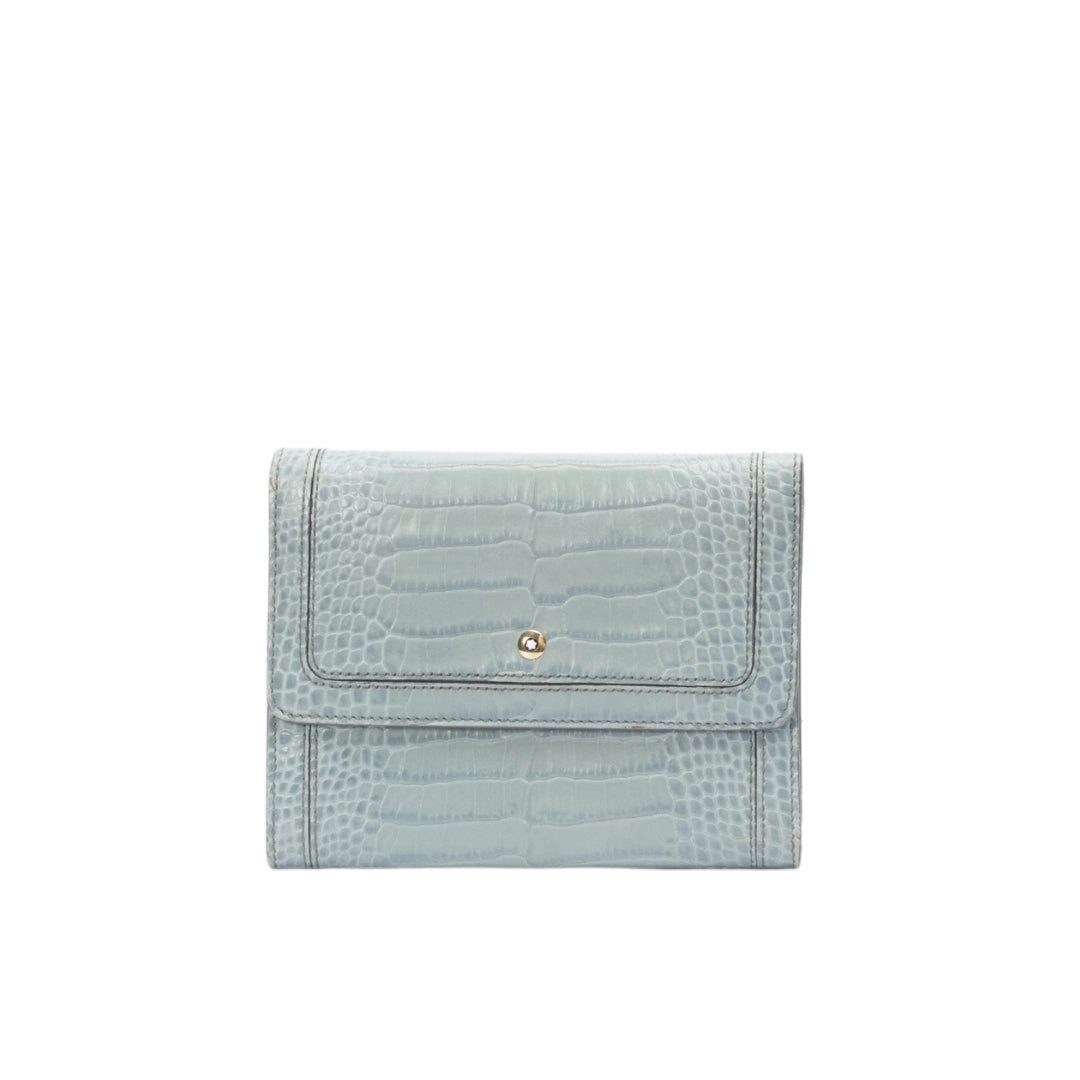 Montblanc Blue Flap Wallet