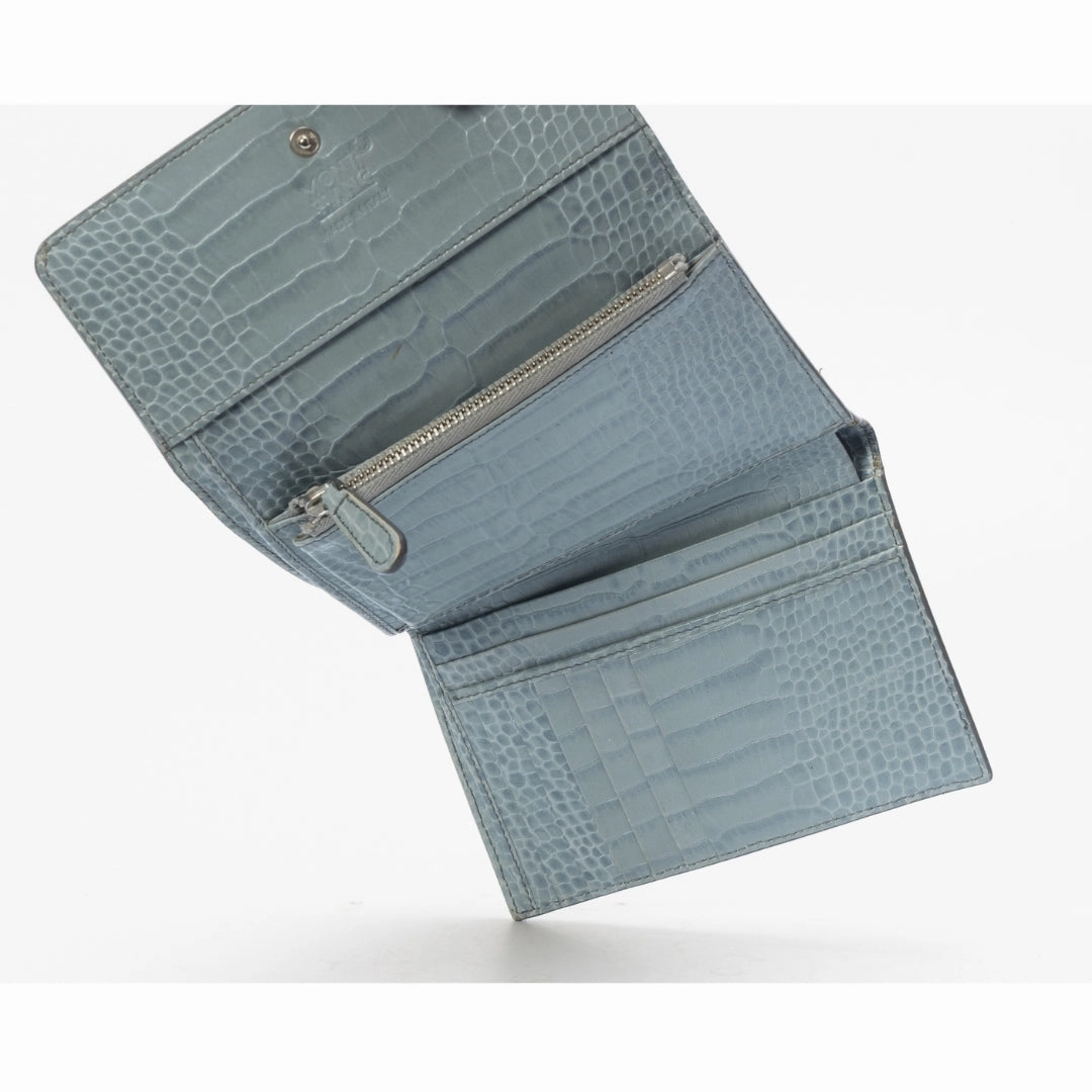 Montblanc Blue Flap Wallet