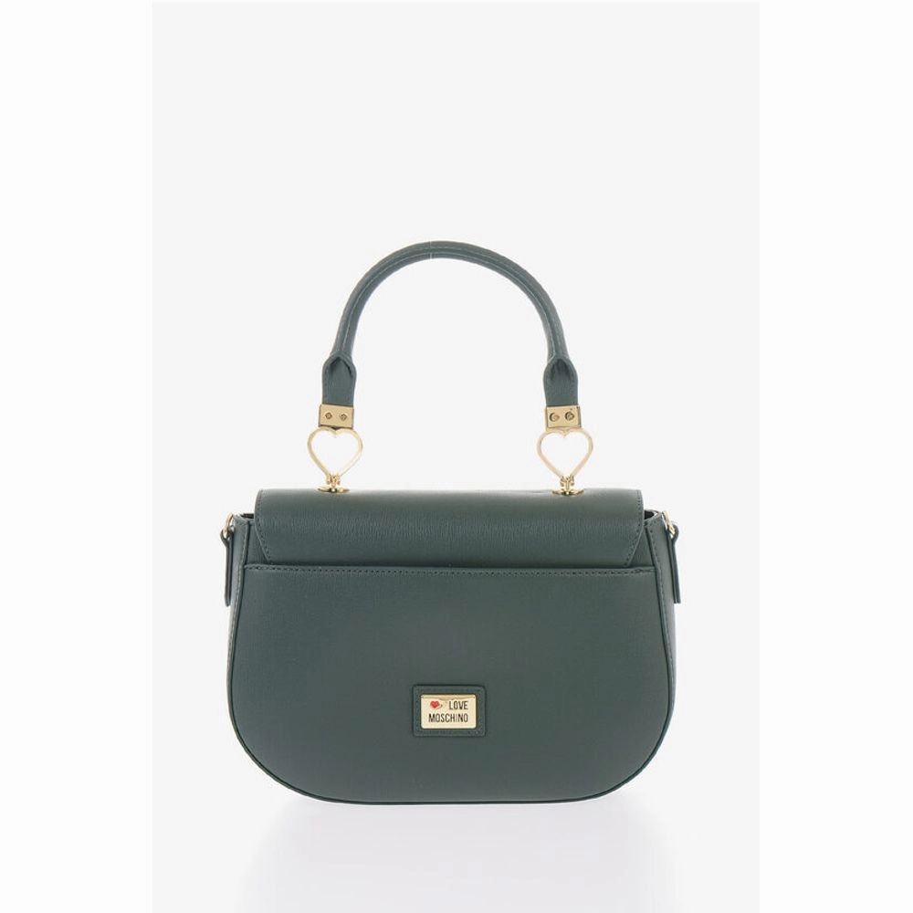 Moschino LOVE Faux Leather Handbag with Removable Shoulder Women's Strap