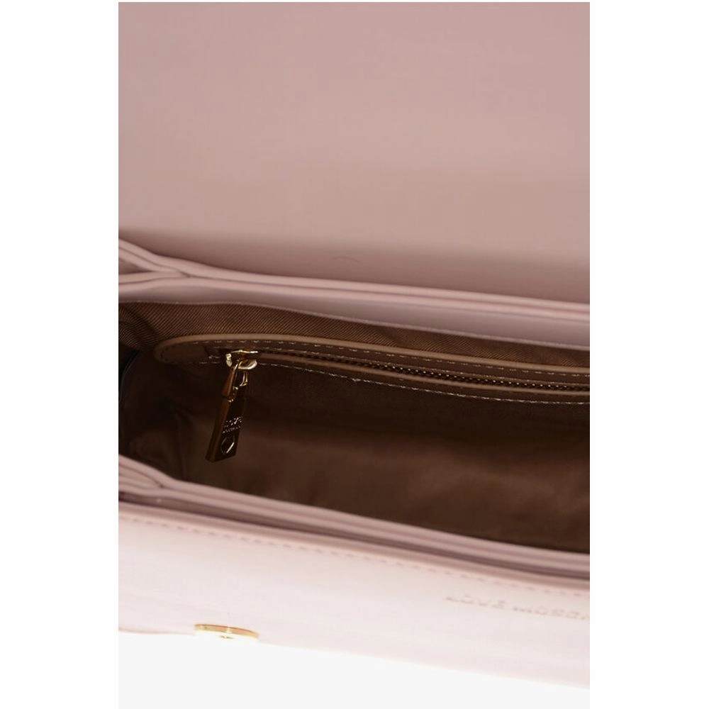 Moschino LOVE Faux Leather Quilted Shoulder Bag with LM on the back