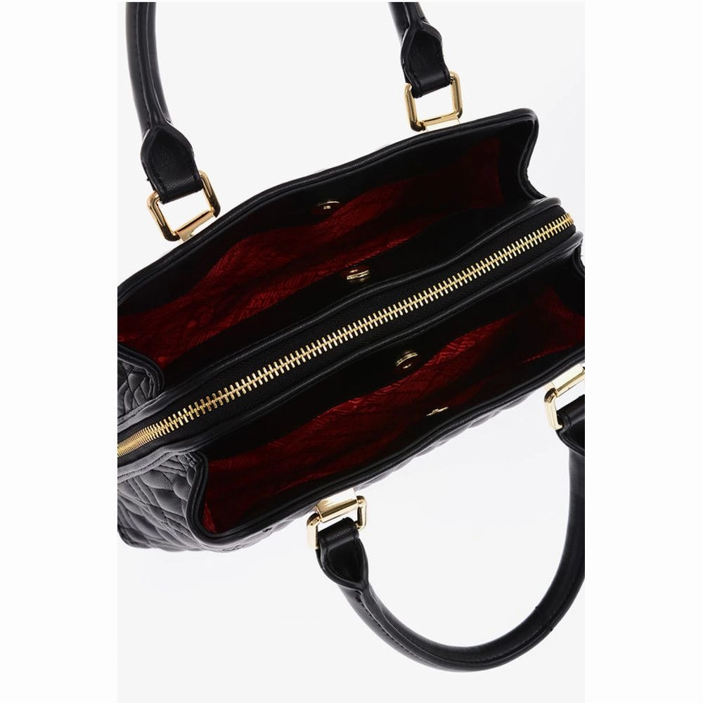Moschino LOVE golden details quilted faux leather Women's bag