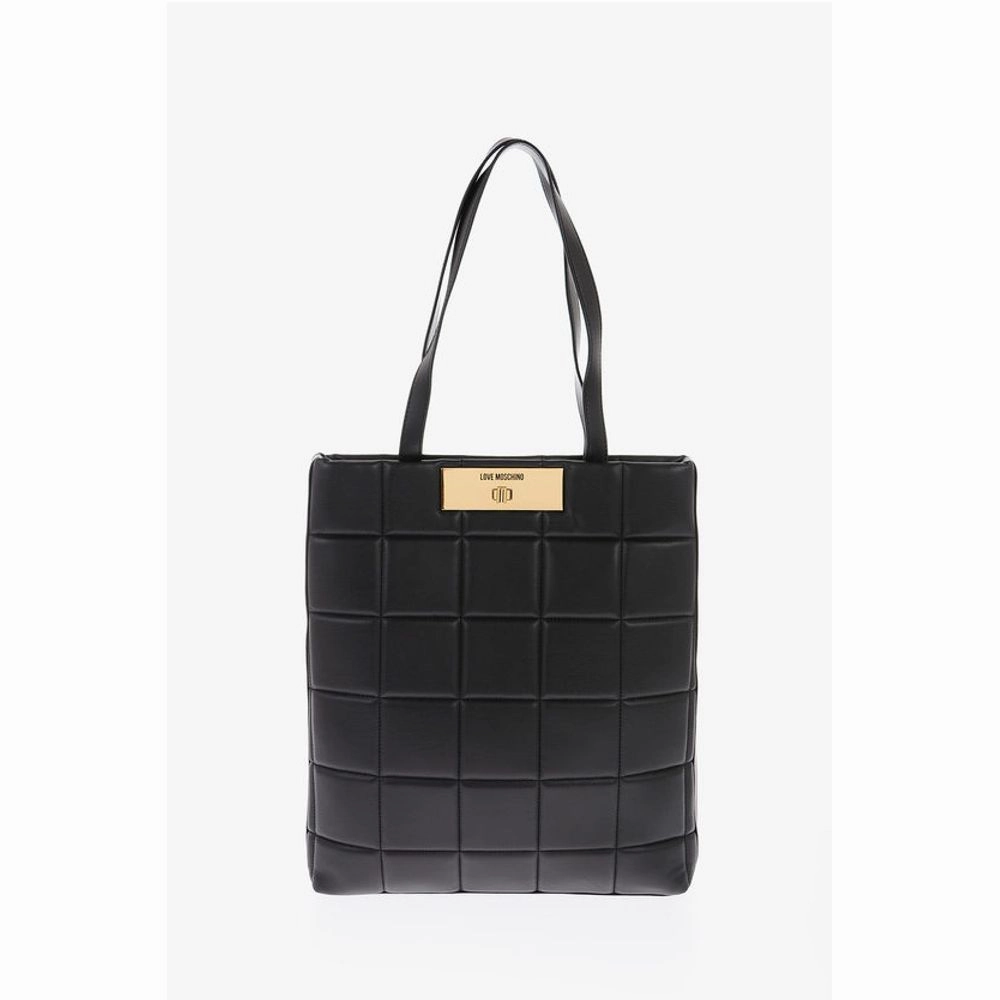 Moschino LOVE quilted faux leather shoulder bag