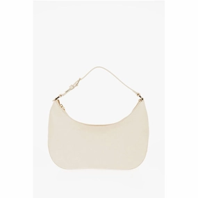 Moschino LOVE Textured Faux Leather ECO-FRIENDLY GIANT Hobo Bag with