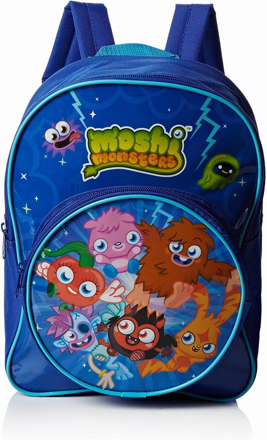 Moshi Monsters Backpack With Pocket 32cm - Blue