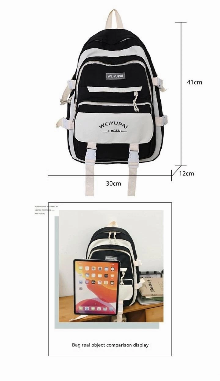 Multi Pockets Large Capacity Shoulder Bag 1222