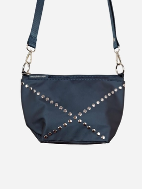 murph&murph Metallic Studded Crossbody Bag
