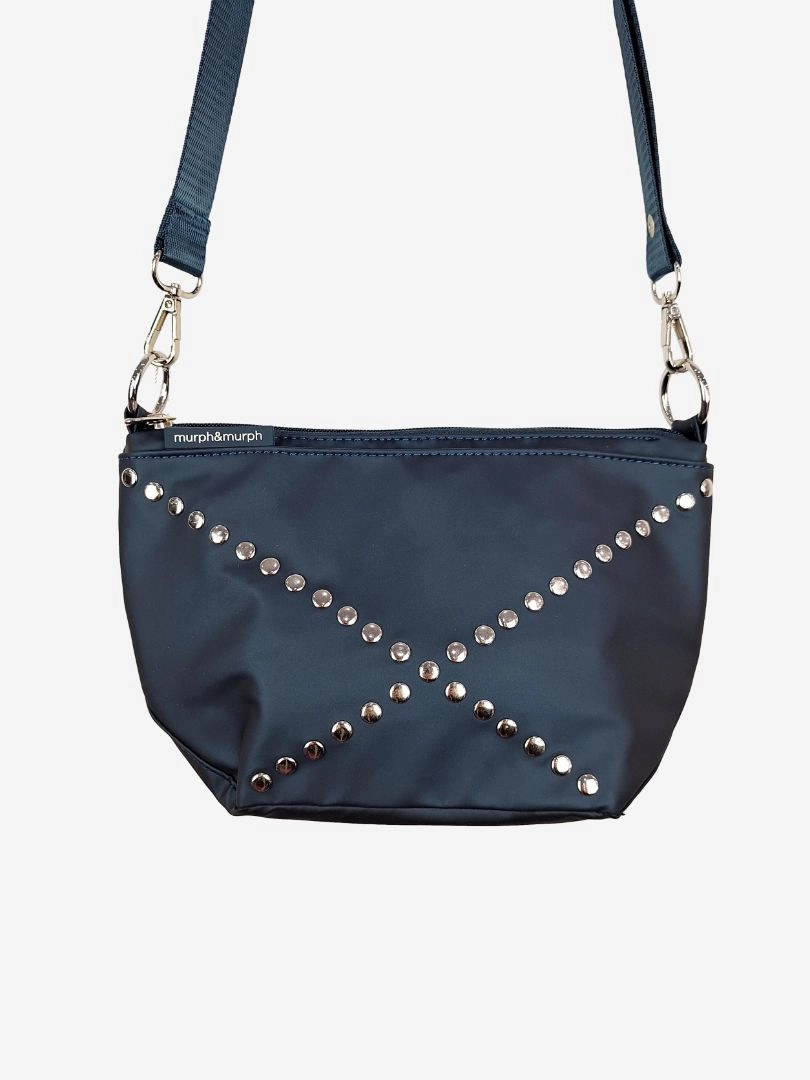 murph&murph Metallic Studded Crossbody Bag