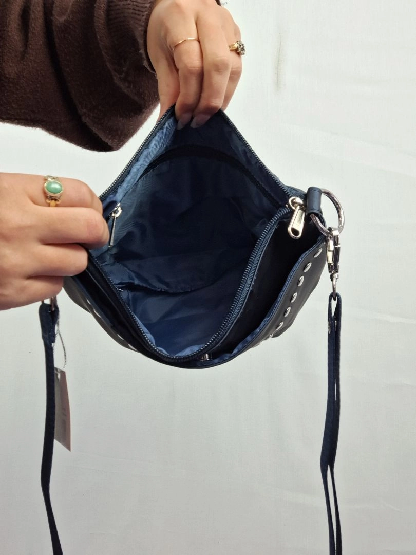 murph&murph Metallic Studded Crossbody Bag
