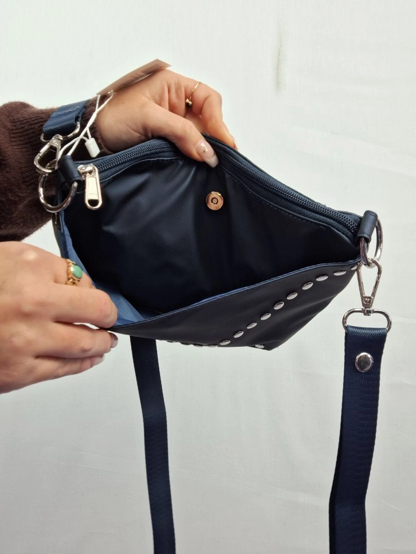 murph&murph Metallic Studded Crossbody Bag