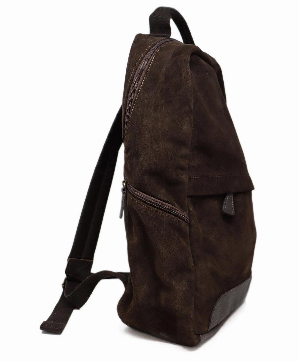 My Style Bags Milano Brown Suede Backpack