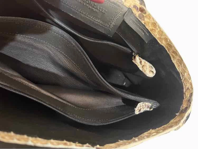 Nancy Gonzalez Handle Bag Snakeskin Handbag