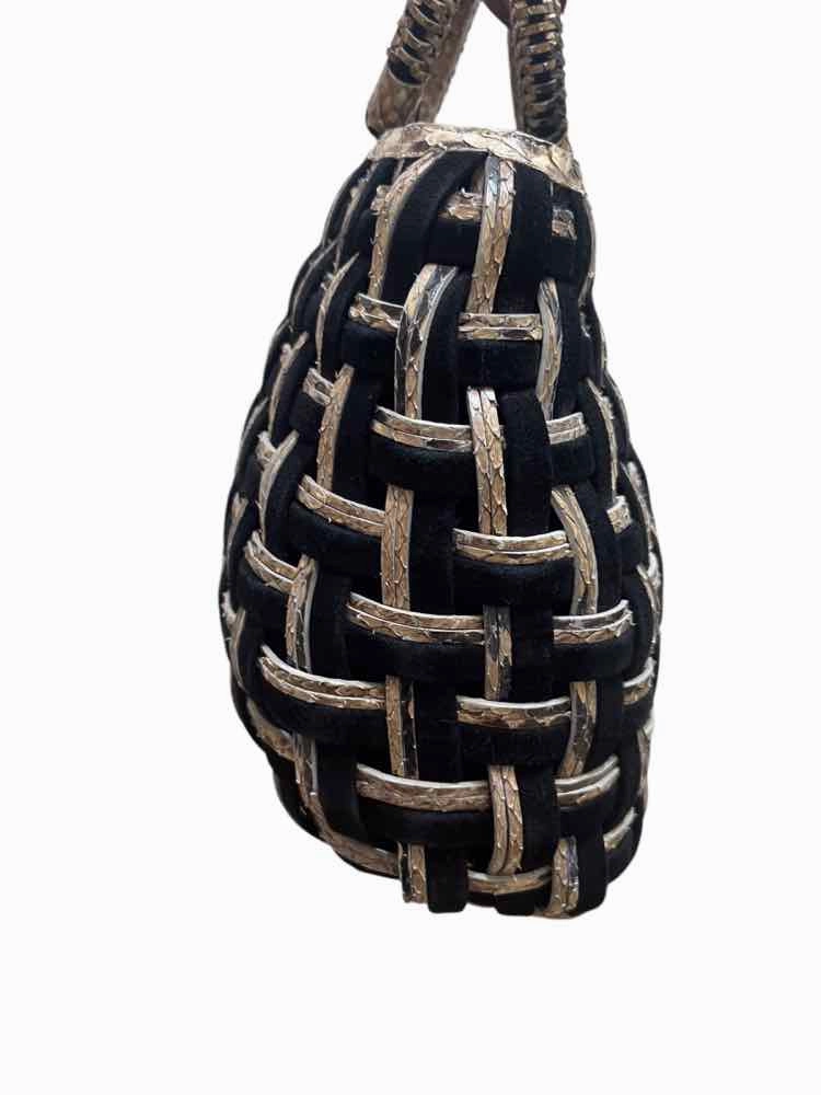 Nancy Gonzalez Handle Bag Snakeskin Handbag