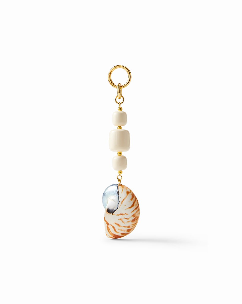 Nantucket Shell Bag Charm
