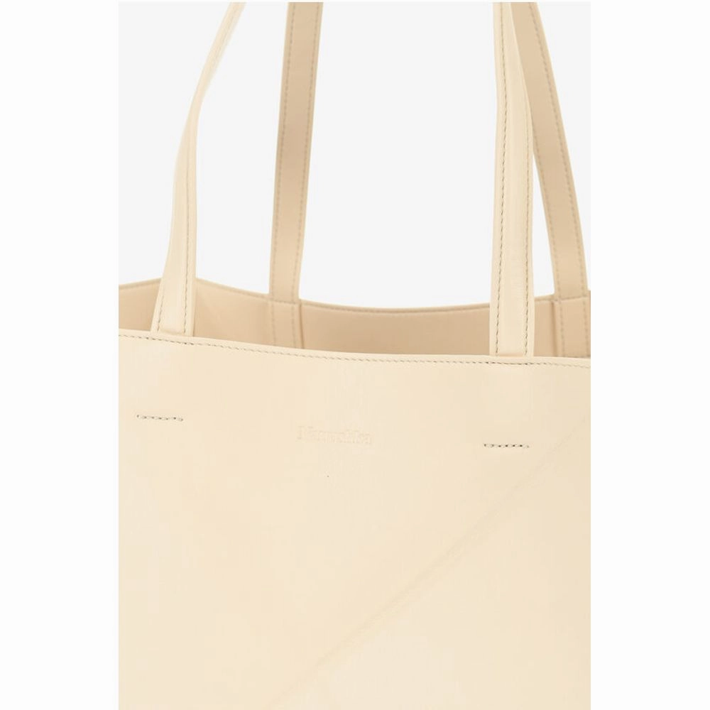 Nanushka Solid Color Faux Leather THE ORIGAMI Tote Women's Bag