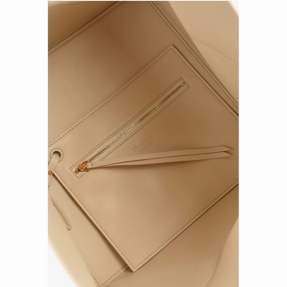 Nanushka Solid Color Faux Leather THE ORIGAMI Tote Women's Bag
