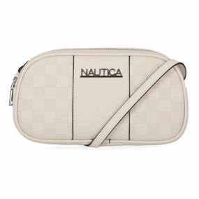 Nautica Womens Woven Crossbody Bag