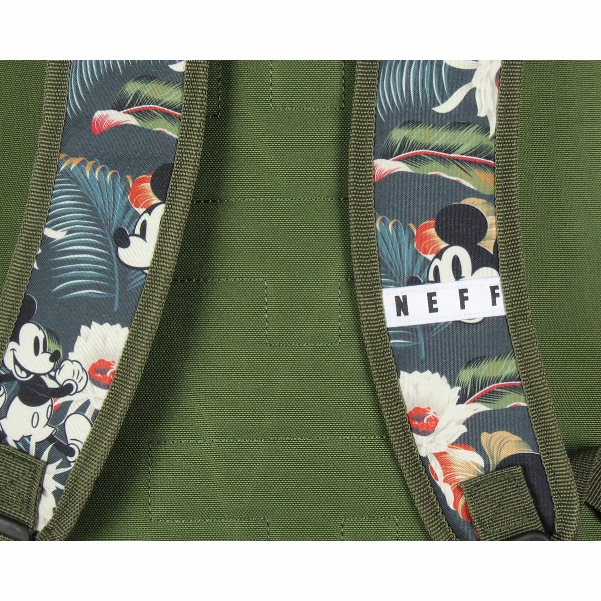 Neff Mickey Mouse Aloha Floral Chill 17" Travel Laptop Backpack - One Size