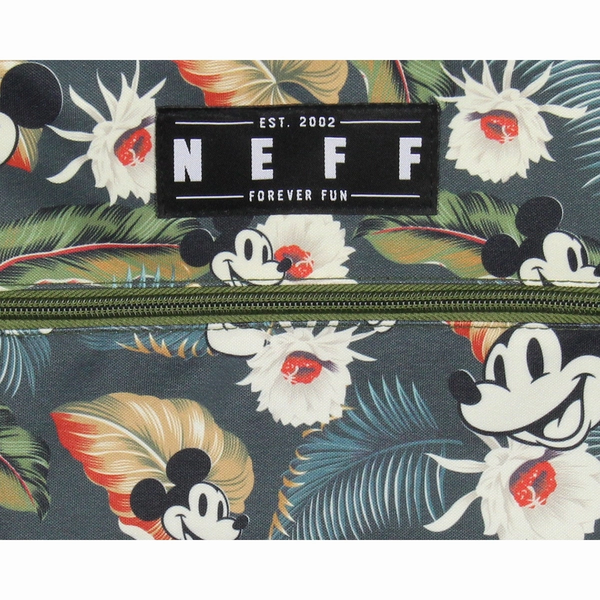 Neff Mickey Mouse Aloha Floral Chill 17" Travel Laptop Backpack - One Size