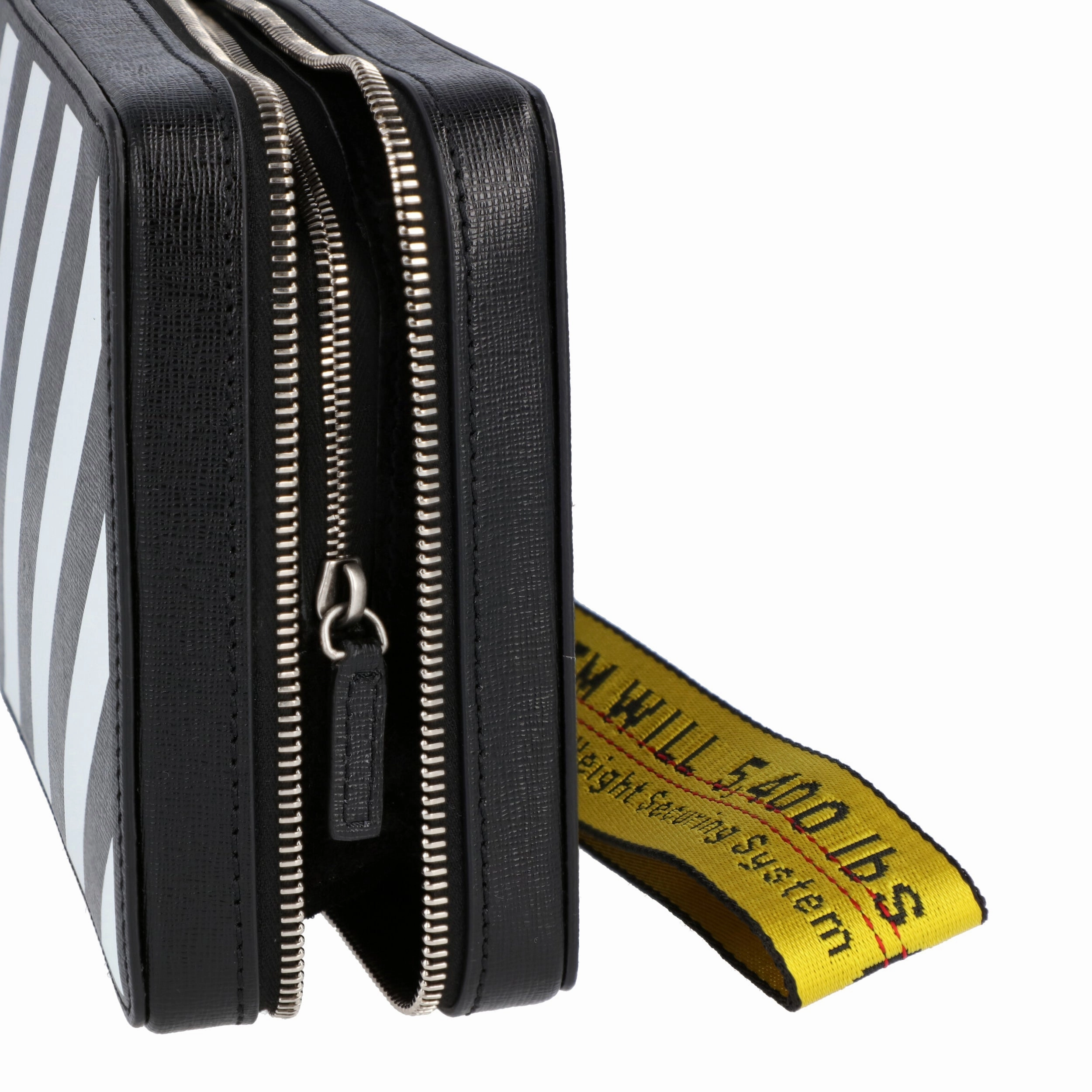Off White Diagonal Bag In Black & White