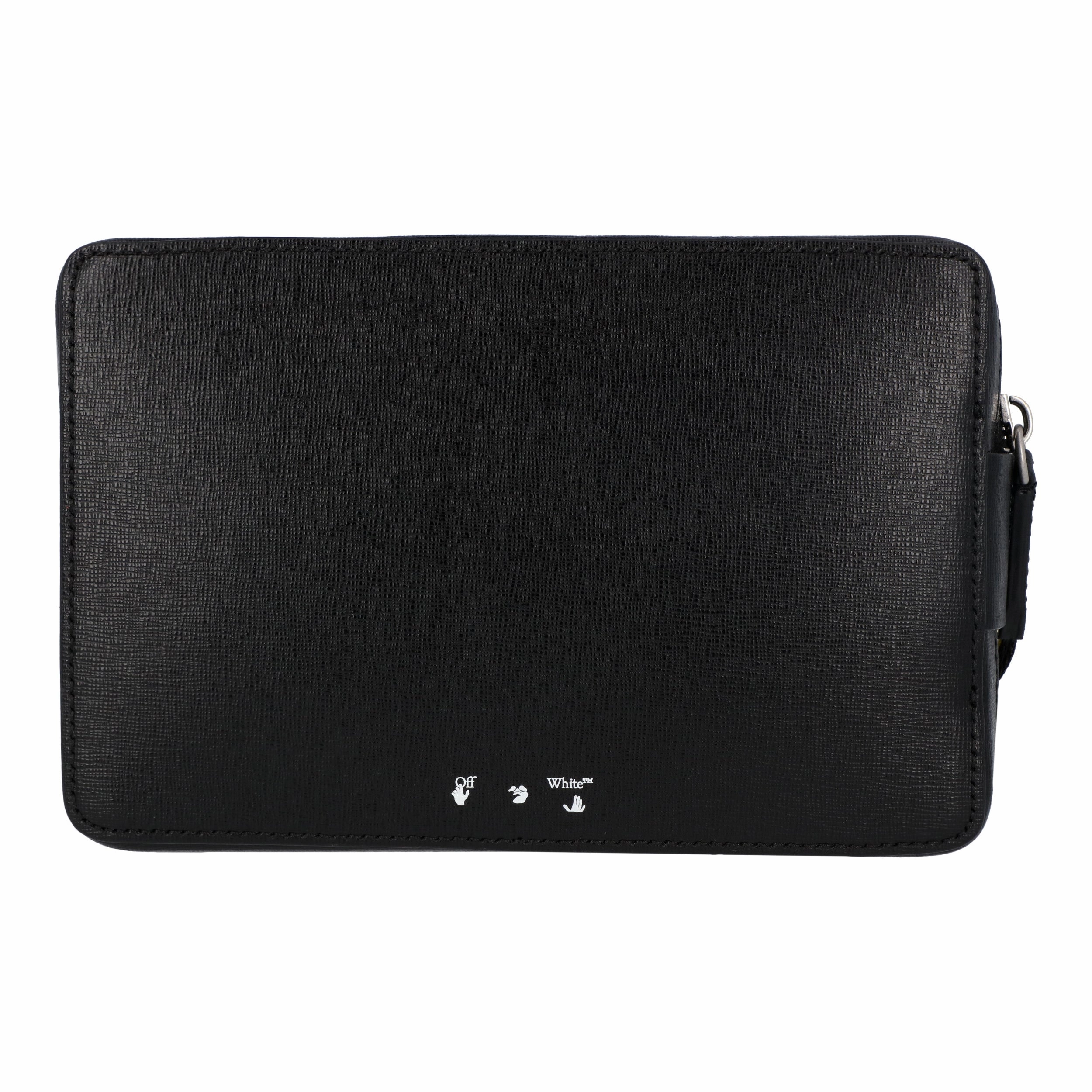 Off White Diagonal Bag In Black & White