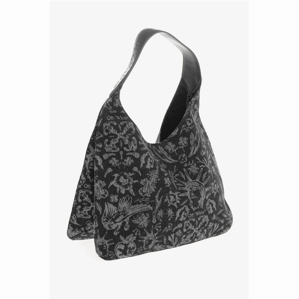Off-White Printed METROPOLITAN Hobo Bag