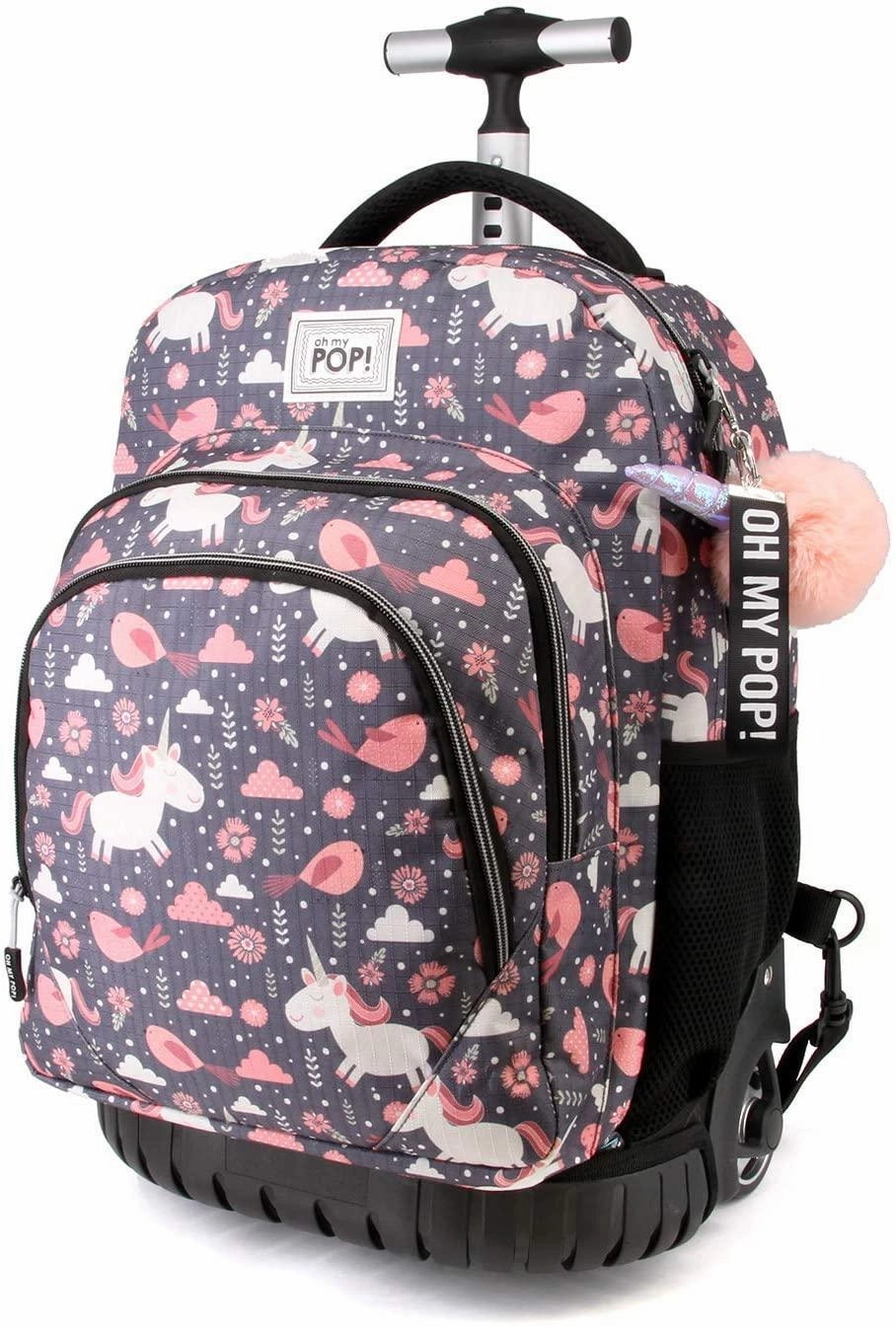 Oh My Pop! Fantasy-GTS School Trolley-Rucksack Backpack, 47 cm