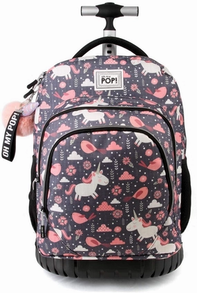 Oh My Pop! Fantasy-GTS School Trolley-Rucksack Backpack, 47 cm
