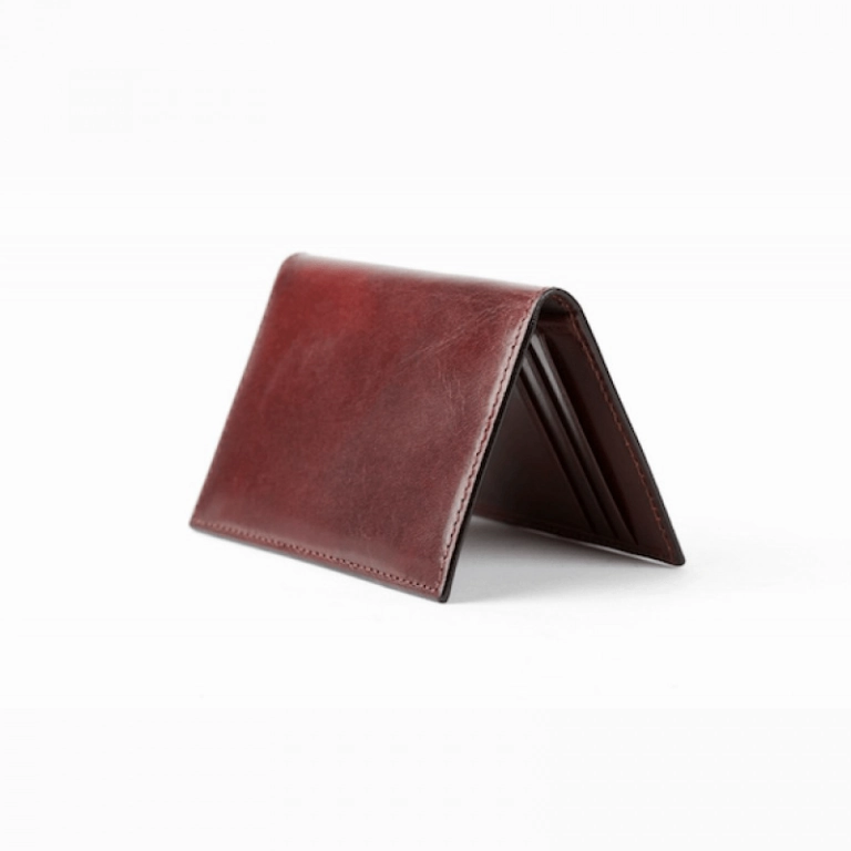 Old Leather 8 Pocket Credit Card Case