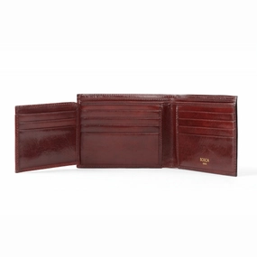Old Leather Continental ID Wallet
