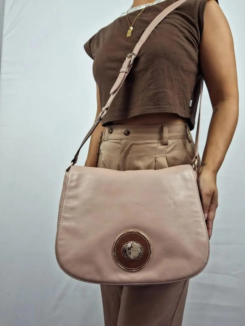 Oroton Blush Oversized Satchel Crossbody Bag