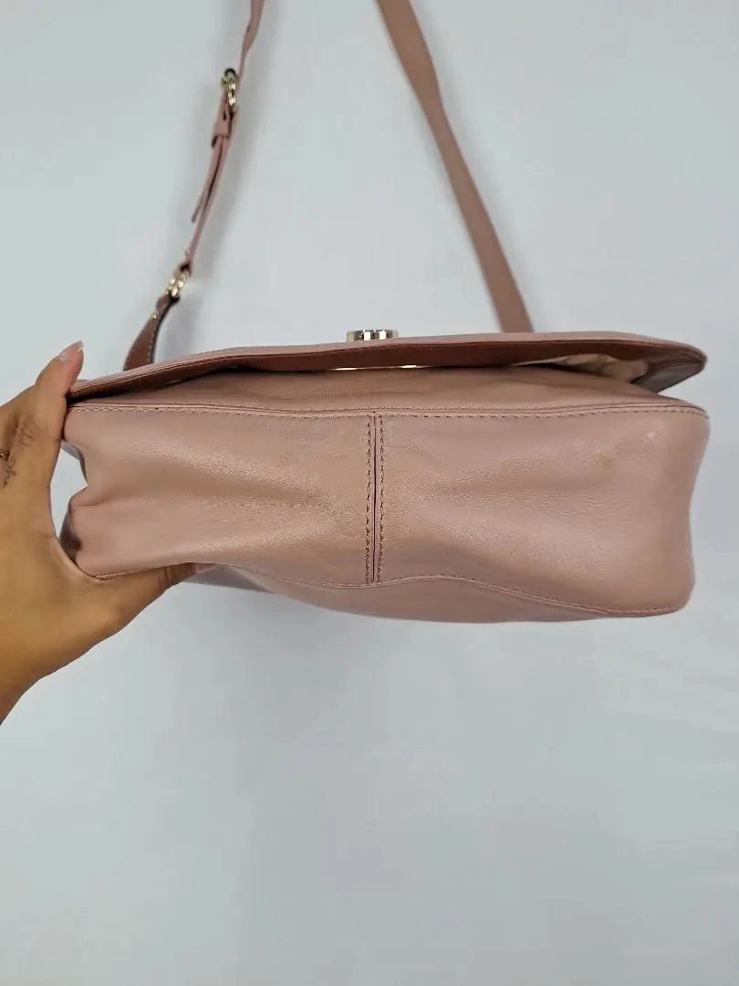 Oroton Blush Oversized Satchel Crossbody Bag