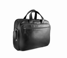 Osgoode Marley Leather Collection Multi Zip Brief