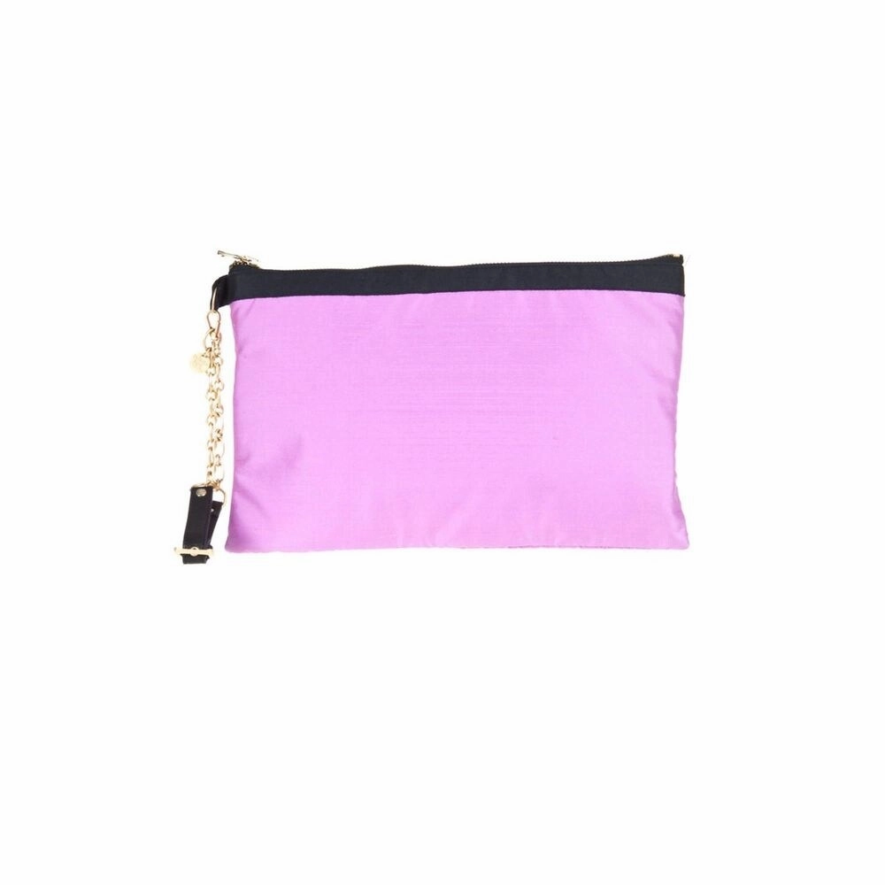 Patrizia Pepe Purple Silk Women's Handbag
