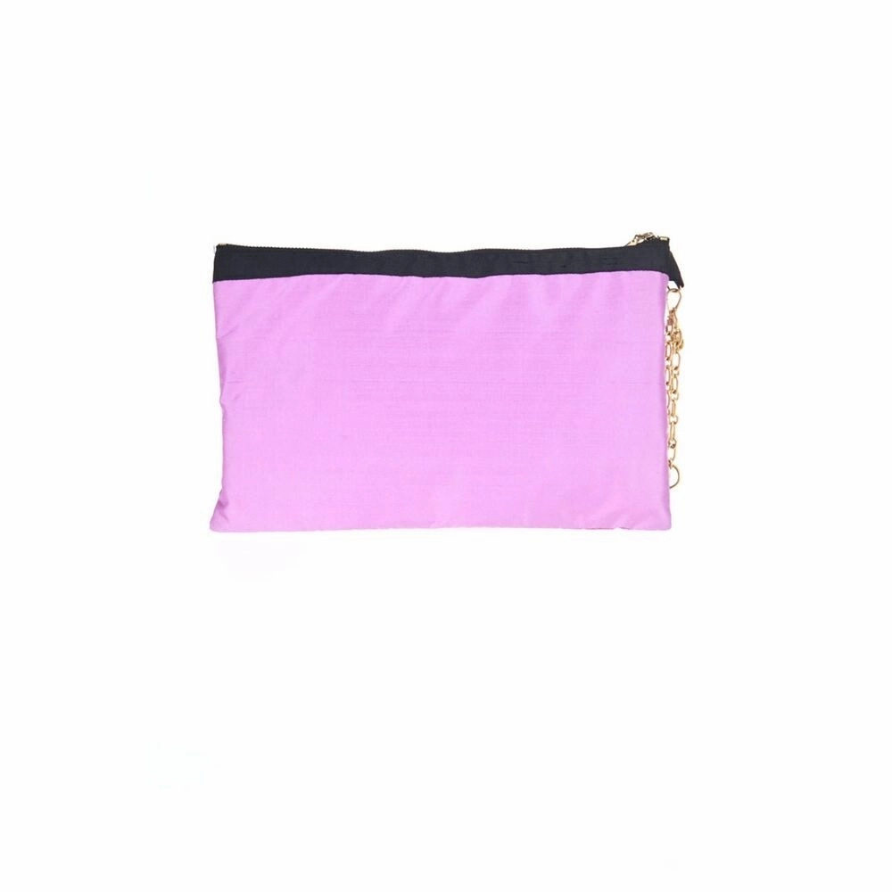 Patrizia Pepe Purple Silk Women's Handbag