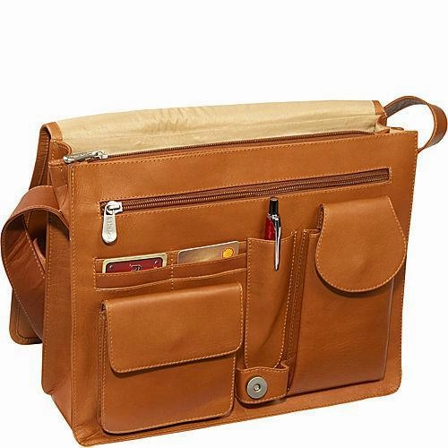 Piel Leather Large Handbag With Organizer
