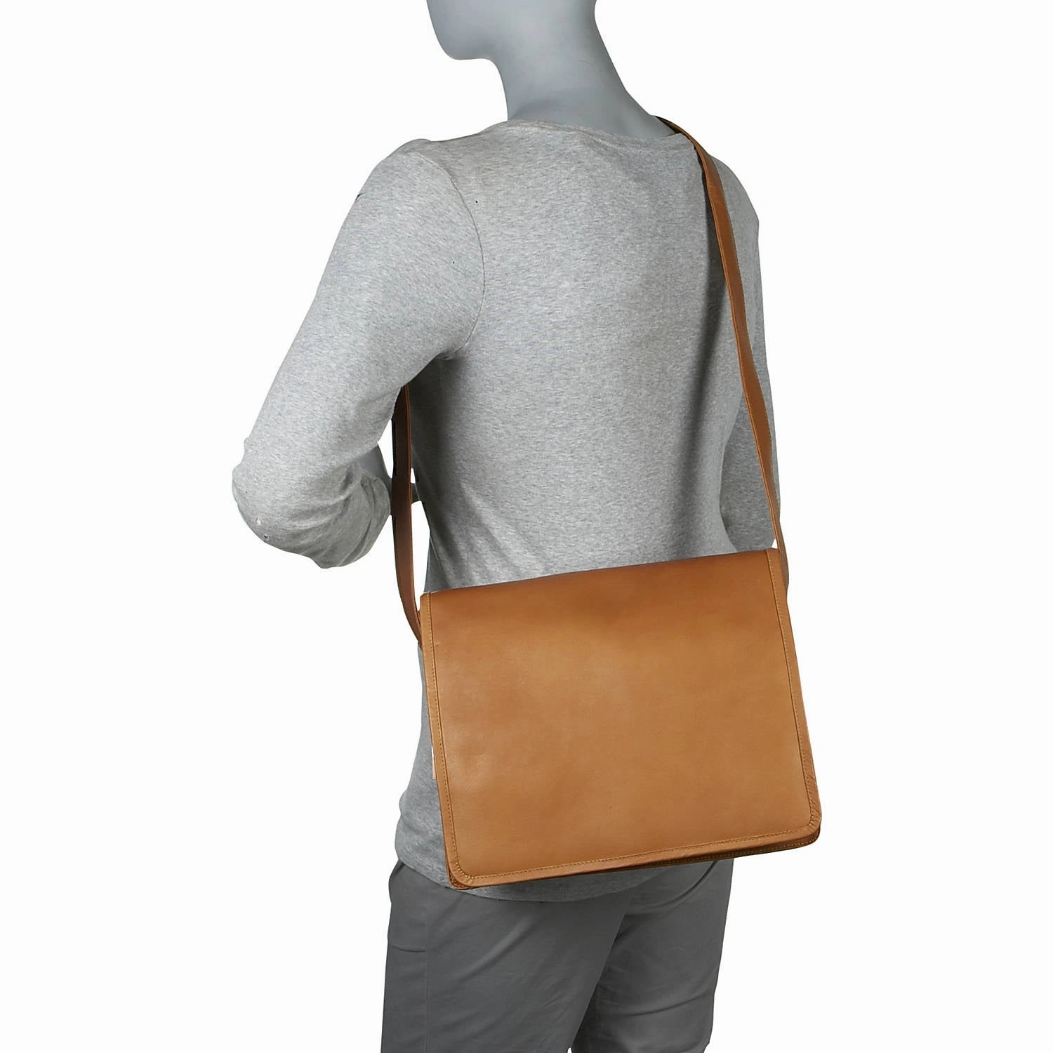Piel Leather Large Handbag With Organizer