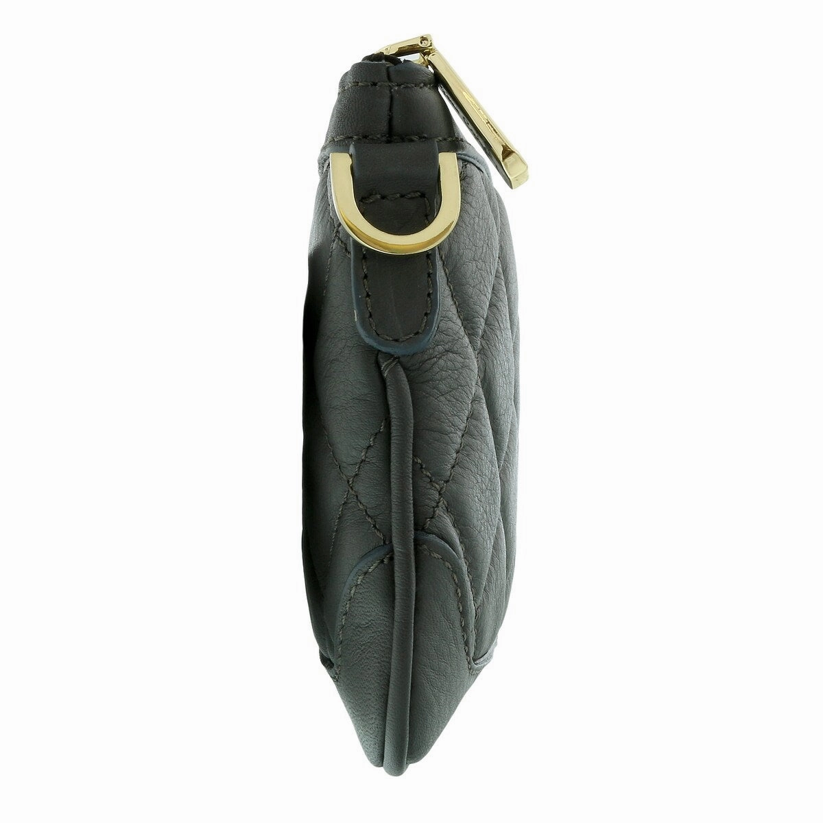 Pierre Cardin ;ight Grey Leather Quilted Crossbody Bag for womens
